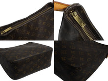 Load image into Gallery viewer, LOUIS VUITTON ルイヴィトン ルーピングMM ワンショルダーバッグ M51146 モノグラム ブラウン ゴールド金具 美品 中古 4b003654