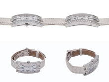 Load image into Gallery viewer, 極美品 HARRY WINSTON ハリーウィンストン 330LQW Avenue C White Shell アヴェニュー K18WG ダイヤベゼル ホワイト 中古 4b003657