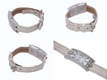 Load image into Gallery viewer, 極美品 HARRY WINSTON ハリーウィンストン 330LQW Avenue C White Shell アヴェニュー K18WG ダイヤベゼル ホワイト 中古 4b003657
