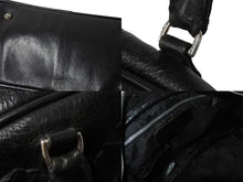 画像をギャラリービューアに読み込む, CHROME HEARTS クロムハーツ ジムバッグ スモール ハンドバッグ セメタリークロスパッチ 14パッチ ブラック 美品 中古 4b003660