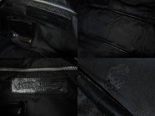 画像をギャラリービューアに読み込む, CHROME HEARTS クロムハーツ ジムバッグ スモール ハンドバッグ セメタリークロスパッチ 14パッチ ブラック 美品 中古 4b003660
