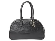 画像をギャラリービューアに読み込む, CHROME HEARTS クロムハーツ ジムバッグ スモール ハンドバッグ セメタリークロスパッチ 14パッチ ブラック 美品 中古 4b003660