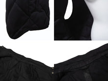 画像をギャラリービューアに読み込む, CHROME HEARTS クロムハーツ キルティングベスト サイズXXL クロスボールボタン スクロールラベルロゴ金具 中綿入り 美品 中古 4b003661