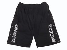 画像をギャラリービューアに読み込む, CHROME HEARTS クロムハーツ トラックショートパンツ ショーツ サイズL クロスボールボタン メッシュ 開閉可能 美品 中古 4b003662