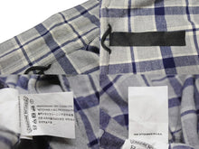 画像をギャラリービューアに読み込む, CHROME HEARTS クロムハーツ CHクロスパッチ 長袖シャツ サイズM 2パッチ フレアニー クロスボールボタン チェック柄 美品 中古 4b003663