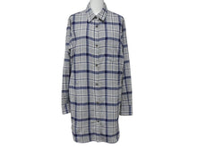 画像をギャラリービューアに読み込む, CHROME HEARTS クロムハーツ CHクロスパッチ 長袖シャツ サイズM 2パッチ フレアニー クロスボールボタン チェック柄 美品 中古 4b003663