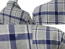 画像をギャラリービューアに読み込む, CHROME HEARTS クロムハーツ CHクロスパッチ 長袖シャツ サイズM 2パッチ フレアニー クロスボールボタン チェック柄 美品 中古 4b003663