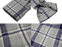 画像をギャラリービューアに読み込む, CHROME HEARTS クロムハーツ CHクロスパッチ 長袖シャツ サイズM 2パッチ フレアニー クロスボールボタン チェック柄 美品 中古 4b003663