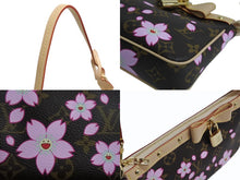 Load image into Gallery viewer, 新品未使用 LOUIS VUITTON ルイヴィトン 村上隆 LV × TM モノグラム チェリーブロッサム ポシェット・アクセソワール ハンドバッグ M13666 中古 4b003665