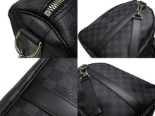 画像をギャラリービューアに読み込む, 極美品 LOUISVUITTON ルイヴィトン キーポルバンドリエール45 ボストンバッグ N41418 ダミエグラフィット ブラック 中古 4b003672