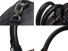 画像をギャラリービューアに読み込む, 極美品 LOUISVUITTON ルイヴィトン キーポルバンドリエール45 ボストンバッグ N41418 ダミエグラフィット ブラック 中古 4b003672