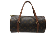 Load image into Gallery viewer, LOUIS VUITTON ルイヴィトン パピヨン26 ハンドバッグ M51386 モノグラム PVC レザー ブラウン ゴールド金具 美品 中古 4b003674