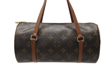 Load image into Gallery viewer, LOUIS VUITTON ルイヴィトン パピヨン26 ハンドバッグ M51386 モノグラム PVC レザー ブラウン ゴールド金具 美品 中古 4b003674