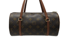 Load image into Gallery viewer, LOUIS VUITTON ルイヴィトン パピヨン26 ハンドバッグ M51386 モノグラム PVC レザー ブラウン ゴールド金具 美品 中古 4b003674