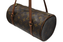 Load image into Gallery viewer, LOUIS VUITTON ルイヴィトン パピヨン26 ハンドバッグ M51386 モノグラム PVC レザー ブラウン ゴールド金具 美品 中古 4b003674