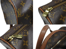 Load image into Gallery viewer, LOUIS VUITTON ルイヴィトン パピヨン26 ハンドバッグ M51386 モノグラム PVC レザー ブラウン ゴールド金具 美品 中古 4b003674
