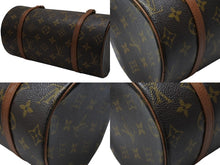 Load image into Gallery viewer, LOUIS VUITTON ルイヴィトン パピヨン26 ハンドバッグ M51386 モノグラム PVC レザー ブラウン ゴールド金具 美品 中古 4b003674
