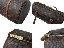 Load image into Gallery viewer, 極美品 LOUIS VUITTON ルイヴィトン パピヨン30 ハンドバッグ モノグラム M51366 筒型 モノグラムキャンバス ゴールド金具 ブラウン 中古 4b003676