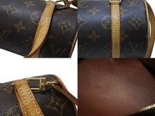 Load image into Gallery viewer, LOUIS VUITTON ルイヴィトン モノグラム ミニパピヨン19 ハンドバッグ M51389 ブラウン ゴールド金具 美品 中古 4b003677