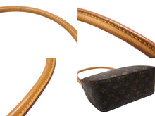 Load image into Gallery viewer, LOUIS VUITTON ルイヴィトン ルーピングMM ワンショルダーバッグ M51146 モノグラム PVC レザー ブラウン ゴールド金具 美品 中古 4b003678