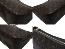 Load image into Gallery viewer, LOUIS VUITTON ルイヴィトン ルーピングMM ワンショルダーバッグ M51146 モノグラム PVC レザー ブラウン ゴールド金具 美品 中古 4b003678