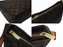 Load image into Gallery viewer, LOUIS VUITTON ルイヴィトン ルーピングMM ワンショルダーバッグ M51146 モノグラム PVC レザー ブラウン ゴールド金具 美品 中古 4b003679
