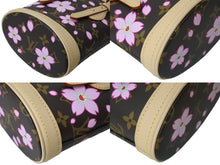 Load image into Gallery viewer, 新品未使用 LOUIS VUITTON LV × TM ルイヴィトン ナノ バケット ハンドバッグ M13417 モノグラム チェリーブロッサム 村上隆 中古 4b003680