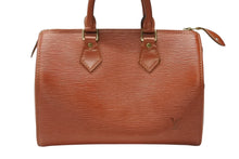 Load image into Gallery viewer, LOUIS VUITTON ルイヴィトン スピーディ25 ハンドバッグ ミニボストンバッグ エピレザー M43017 ブラウン 美品 中古 4b003681