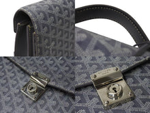 画像をギャラリービューアに読み込む, GOYARD ゴヤール ビジネスバッグ シープル フリーフケース グレー PVCレザー シルバー金具 美品 中古 4b003689