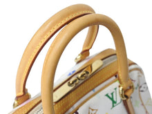 Load image into Gallery viewer, LOUIS VUITTON ルイヴィトン プリシラ ハンドバッグ M40096 モノグラム マルチカラー ホワイト 村上隆 美品 中古 4b003691