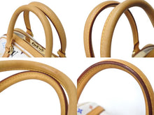 Load image into Gallery viewer, LOUIS VUITTON ルイヴィトン プリシラ ハンドバッグ M40096 モノグラム マルチカラー ホワイト 村上隆 美品 中古 4b003691