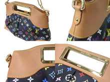Load image into Gallery viewer, LOUIS VUITTON ルイヴィトン ショルダーバッグ ジュディMM 村上隆 M40256 モノグラムマルチカラー ブラック 美品 中古 4b003692