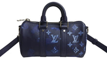 画像をギャラリービューアに読み込む, 極美品 LOUIS VUITTON ルイヴィトン ウォーターカラー モノグラム キーポルXS M57844 中古 4b003693