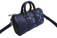 画像をギャラリービューアに読み込む, 極美品 LOUIS VUITTON ルイヴィトン ウォーターカラー モノグラム キーポルXS M57844 中古 4b003693