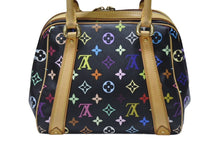 Load image into Gallery viewer, LOUIS VUITTON ルイヴィトン モノグラムマルチカラー プリシラ M40097 ハンドバッグ ノワール ブラック ゴールド金具 美品 中古 4b003694