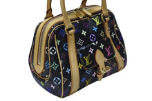 Load image into Gallery viewer, LOUIS VUITTON ルイヴィトン モノグラムマルチカラー プリシラ M40097 ハンドバッグ ノワール ブラック ゴールド金具 美品 中古 4b003694