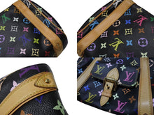 Load image into Gallery viewer, LOUIS VUITTON ルイヴィトン モノグラムマルチカラー プリシラ M40097 ハンドバッグ ノワール ブラック ゴールド金具 美品 中古 4b003694