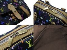 Load image into Gallery viewer, LOUIS VUITTON ルイヴィトン モノグラムマルチカラー プリシラ M40097 ハンドバッグ ノワール ブラック ゴールド金具 美品 中古 4b003694