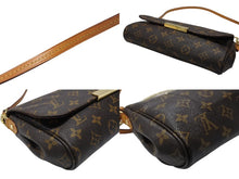 画像をギャラリービューアに読み込む, LOUIS VUITTON ルイヴィトン モノグラム フェイボリットMM ショルダーバッグ M40718 ブラウン ゴールド金具 美品 中古 4b003696