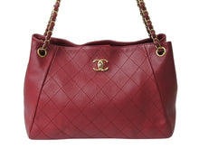 Load image into Gallery viewer, CHANEL シャネル ココマーク 2WAY チェーンショルダーバッグ ワンショルダーバッグ 23番台 レザー レッド ゴールド金具 美品 中古 4b003697