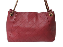 Load image into Gallery viewer, CHANEL シャネル ココマーク 2WAY チェーンショルダーバッグ ワンショルダーバッグ 23番台 レザー レッド ゴールド金具 美品 中古 4b003697