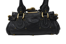 Load image into Gallery viewer, Chloe クロエ ハンドバッグ パディントン ワンショルダーバッグ ブラック レザー 7ESA02 ゴールド金具 美品 中古 4b003699
