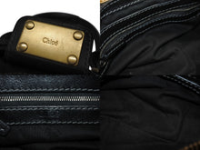 Load image into Gallery viewer, Chloe クロエ ハンドバッグ パディントン ワンショルダーバッグ ブラック レザー 7ESA02 ゴールド金具 美品 中古 4b003699
