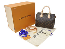 Load image into Gallery viewer, 極美品 LOUIS VUITTON ルイヴィトン スピーディー バンドリエール 25 ハンドバッグ ショルダーバッグ 2way M46977 ブラウン モノグラムキャンバス レザー 中古 4b003704