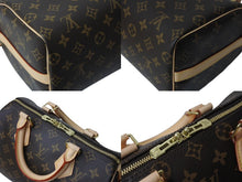 Load image into Gallery viewer, 極美品 LOUIS VUITTON ルイヴィトン スピーディー バンドリエール 25 ハンドバッグ ショルダーバッグ 2way M46977 ブラウン モノグラムキャンバス レザー 中古 4b003704