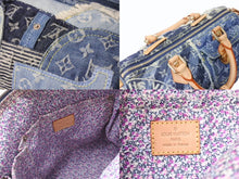 Load image into Gallery viewer, 極美品 LOUIS VUITTON ルイヴィトン スピーディ30 ハンドバッグ M95380 モノグラムデニム パッチワーク インディゴ 中古 4b003705