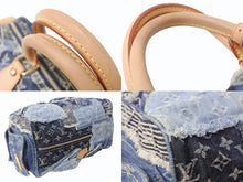 Load image into Gallery viewer, 極美品 LOUIS VUITTON ルイヴィトン スピーディ30 ハンドバッグ M95380 モノグラムデニム パッチワーク インディゴ 中古 4b003705