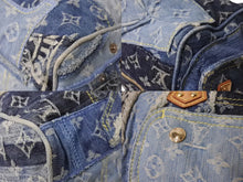 Load image into Gallery viewer, 極美品 LOUIS VUITTON ルイヴィトン スピーディ30 ハンドバッグ M95380 モノグラムデニム パッチワーク インディゴ 中古 4b003705