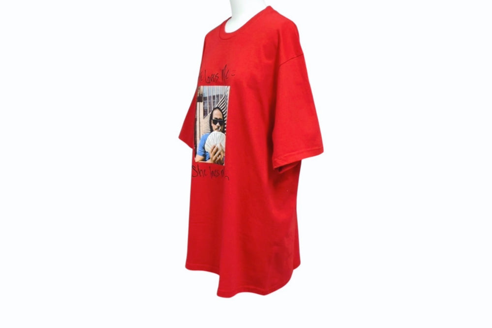 New and unused Supreme MAX B TEE Short sleeve T-shirt Size L Photo print Rapper Harem 25SS Used 4b003710