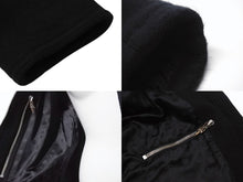 画像をギャラリービューアに読み込む, CHROME HEARTS クロムハーツ ダガージップ フーデッドロングコート サイズM カシミヤ クロスボール ボロチップ 美品 中古 4b003713
